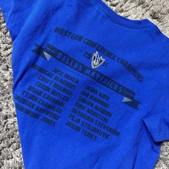 2011 Adidas Dallas Mavericks Champions Shirt - Picture 3 of 3
